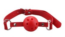 Кляп Breathable ball gag plastic, Red